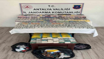 Manavgatta kaçak sigara operasyonu