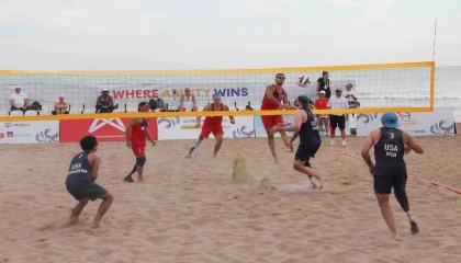 Mersinde Dünya Bedensel Engelliler Plaj Oyunlarında ilk gün tamamlandı