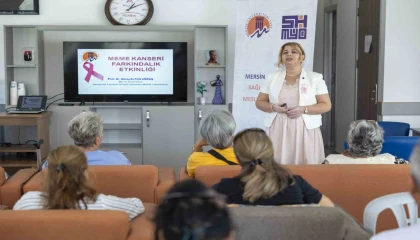 Mersinde emekli kadınlara meme kanseri farkındalık eğitimi