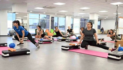 Mersinde kadınlara ücretsiz pilates desteği