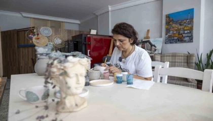 Mersinde üretici kadın stantları, el emeğine değer katıyor