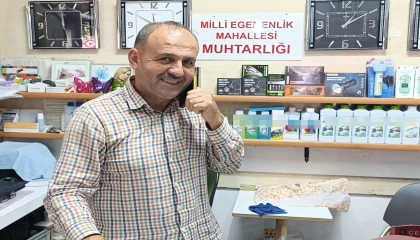 Muhtarlar Gününde kürsüde konuşurken baygınlık geçiren muhtarın telefonları susmuyor