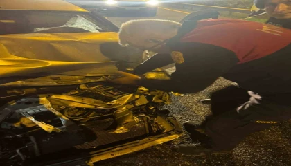 Osmaniyede otomobil takla attı: 1 yaralı