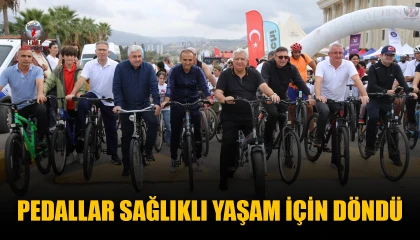 PEDALLAR SAĞLIKLI YAŞAM İÇİN DÖNDÜ