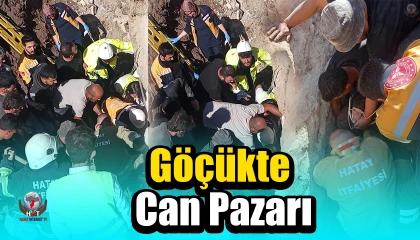 Şantiye alanında yaşanan göçükte can pazarı