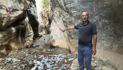 Son 65 yılın en kurak yılı kanyonu kuruttu