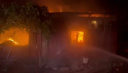 Yangından dönen itfaiye personeli kazada yaralandı