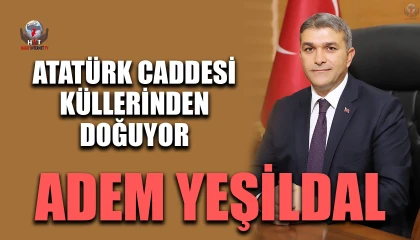 YEŞİLDAL: ATATÜRK CADDESİ KÜLLERİNDEN DOĞUYOR