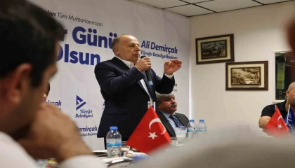 Yüreğir Belediye Başkanı Demirçalı : Muhtarlar vatandaşın dertlerine ilk el uzatan kamu görevlileridir