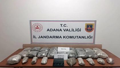 Adanada 11 kilo skunk ele geçirildi