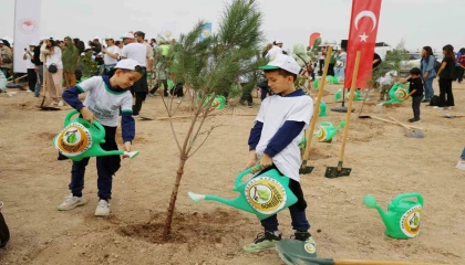 Adanada 840 bin fidan toprakla buluştu