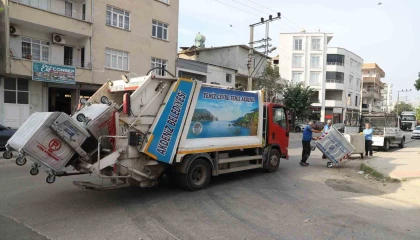 Akdenizde çöp konteyneri sayısı artıyor