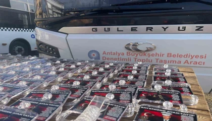 Alanyada şehitlerin isimleri halk otobüslerinde yaşatılacak