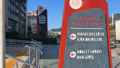 Alanyada sokakta kadına saldırıda bulunan şahıs adliyeye sevk edildi
