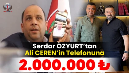 ALİ CEREN’DEN 2 MİLYONLUK TELEFON