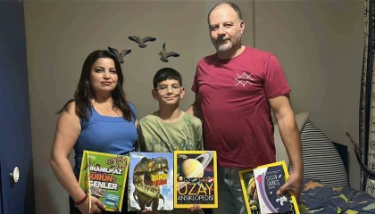 Amerikan üniversitesinden eğitim daveti alan küçük dahi Ümitin sırrı kitap okumak