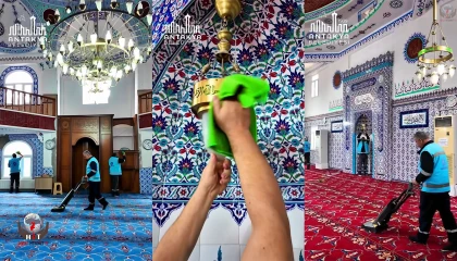 ANTAKYA’DA İBADETHANELERDE TEMİZLİK SEFERBERLİĞİ