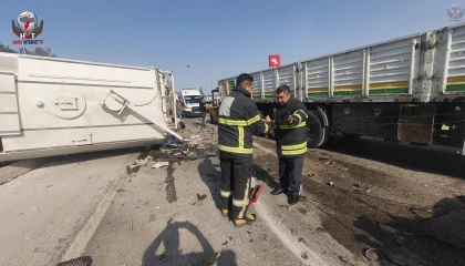 Antakya’da trafik kazası: 2 yaralı