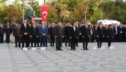 Atatürk, ölümünün 87nci yılında Burdurda törenle anıldı