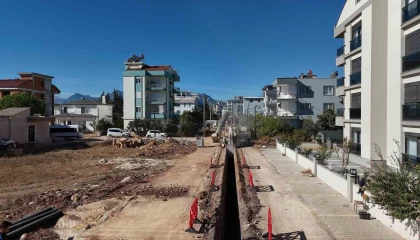 Büyükşehirden Döşemealtına 124 kilometre yeni kanalizasyon hattı