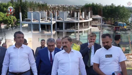 Dörtyol’da ağız ve diş sağlığı merkezi inşaatında çalışmalar sürüyor