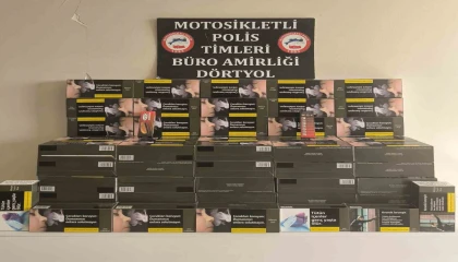 Dörtyolda kaçak makaron operasyonu