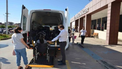 Engelsiz hizmet aracı hayat kolaylaştırıyor