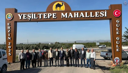 ERZİN YEŞİLTEPE’YE YENİ GİRİŞ TAG’I