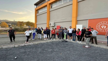 Gazipaşada 24 Kasım Öğretmenler Gününe özel Bocce Turnuvası