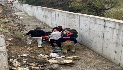 Hafif ticari aracın çarptığı genç kadın, kanala düşerek hayatını kaybetti