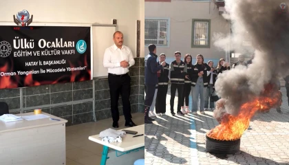 HATAY ÜLKÜ OCAKLARI YANGINA HAZIR