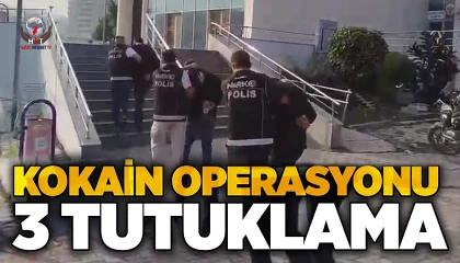 Hatayda kokain operasyonu; 3 tutuklama