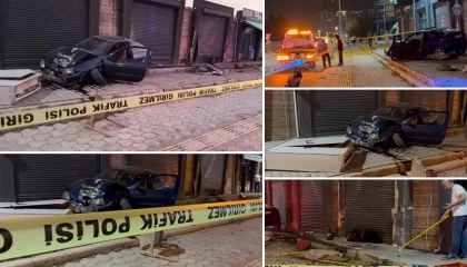 Hatayda otomobil kaldırımdaki çocuğa çarptı