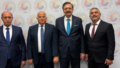 HATAYLI İŞ İNSANLARINDAN HİSARCIKLIOĞLU'NA ZİYARET