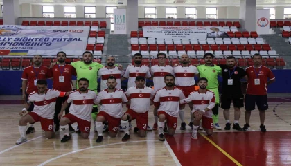 IBSA Kısmi Görme Engelliler Futsal Dünya Şampiyonası Antalyada başladı