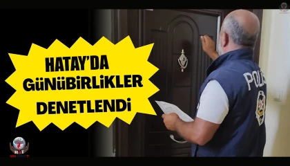 İskenderunda günü birlik kiralanan apartlar denetlendi