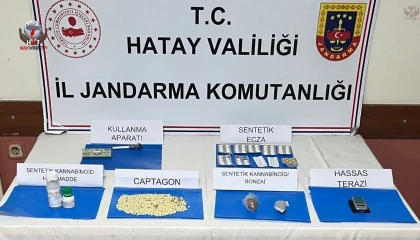 İskenderunda Jandarmadan uyuşturucu operasyonu