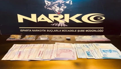 Ispartada satışa hazır esrar ele geçirildi