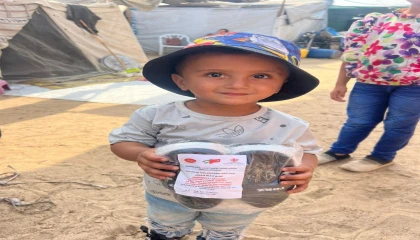 Kadınların desteği Gazzeli çocuklara ulaştı