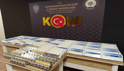 Kahramanmaraşta kaçak tütün ve sigara operasyonu: 3 gözaltı