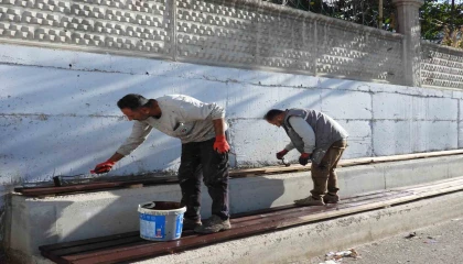 Kepez Belediyesinden okullara estetik dokunuş