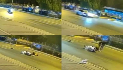 Mersinde motosiklet kazasında köpeğin sadakati duygulandırdı