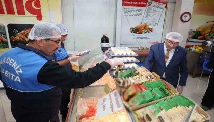 Mersinde yemek imalatı yapan işletmeler denetlendi