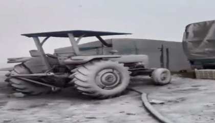 Mersinin yüksek rakımlı bölgelerinde kar yağışı