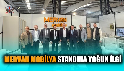 MERVAN MOBİLYA STANDINA YOĞUN İLGİ