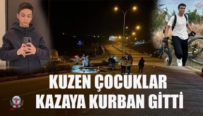 Motosiklet kazasında ölen çocukların kuzen olduğu ortaya çıktı