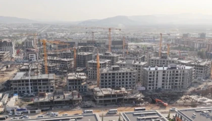 Onikişubat Stadyumunun yerine deprem konutları yükseliyor