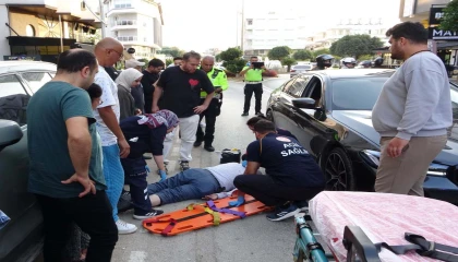 Otomobilin çarptığı yaya ağır yaralandı