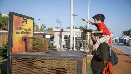 Plastiksiz Mersin Sahilleri projesi ile 10 ayda 1 ton plastik toplandı