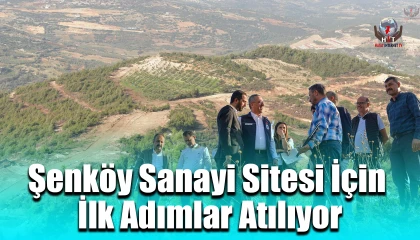 Şenköy Sanayi Sitesi İçin İlk Adımlar Atılıyor